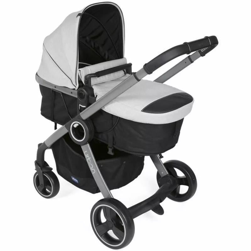 CHICCO PASSEGGINO URBAN PRO CON COLOR PACK GREY MISTI 72X52X36 CM PER BAMBINI CON ACCESSORI - RICHIUDIBILE E COMPATTO