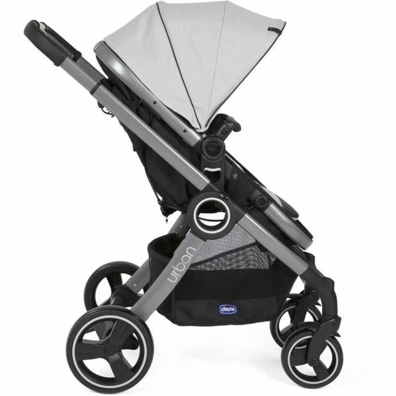 CHICCO PASSEGGINO URBAN PRO CON COLOR PACK GREY MISTI 72X52X36 CM PER BAMBINI CON ACCESSORI - RICHIUDIBILE E COMPATTO
