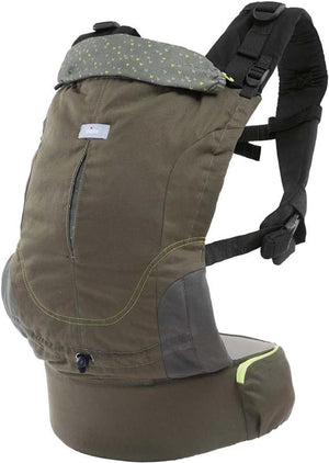 CHICCO MARSUPIO NEONATI MYAMAKI FIT PORTA BAMBINO MAX 15 KG CON SEDUTA E PANNELLO REGOLABILI SUPPORTO SCHIENA E COLLO LEAF