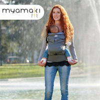 CHICCO MARSUPIO NEONATI MYAMAKI FIT PORTA BAMBINO MAX 15 KG CON SEDUTA E PANNELLO REGOLABILI SUPPORTO SCHIENA E COLLO LEAF