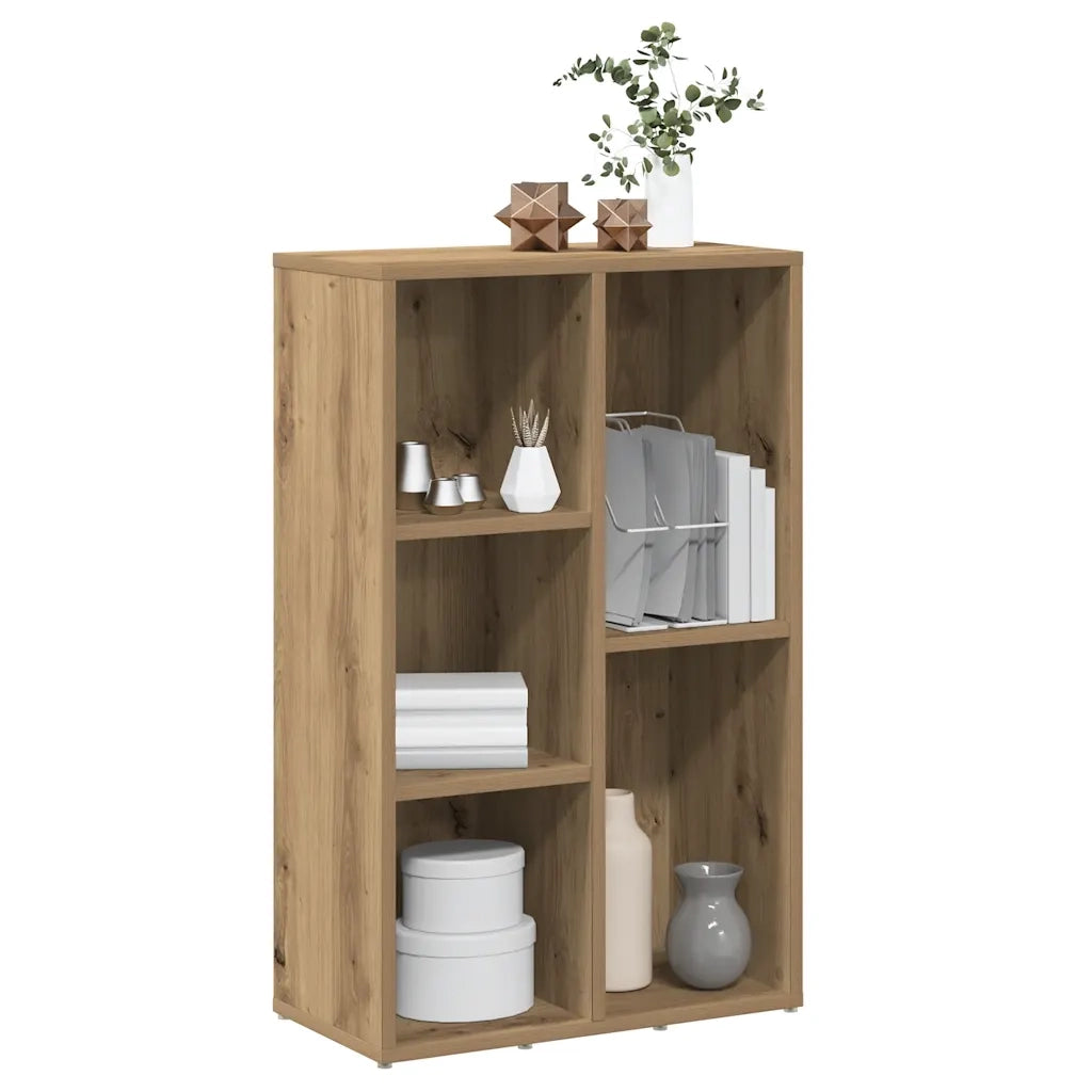 Libreria Rovere Artigianale 50x25x80 cm in Legno Multistrato 855781