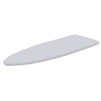 Copriasse Ricambio Asse da Stiro Relax 123x39 cm Cotone Spugna Feltro Grigio