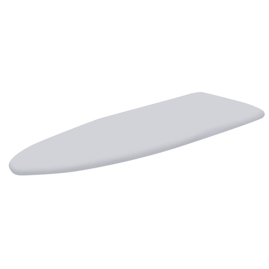 Copriasse Ricambio Asse da Stiro Relax 123x39 cm Cotone Spugna Feltro Grigio