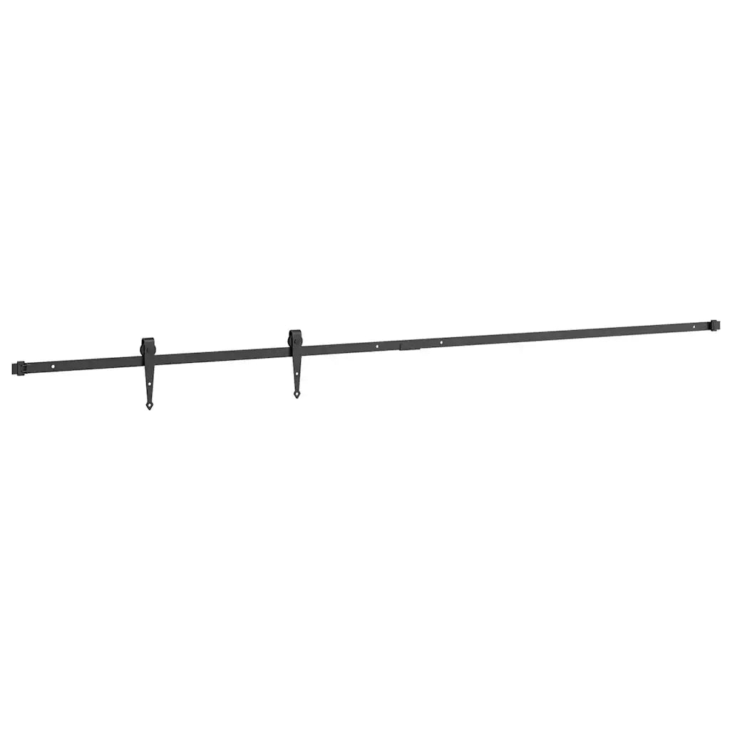 vidaXL Kit Anta Scorrevole Armadio in Acciaio al Carbonio 113 cm