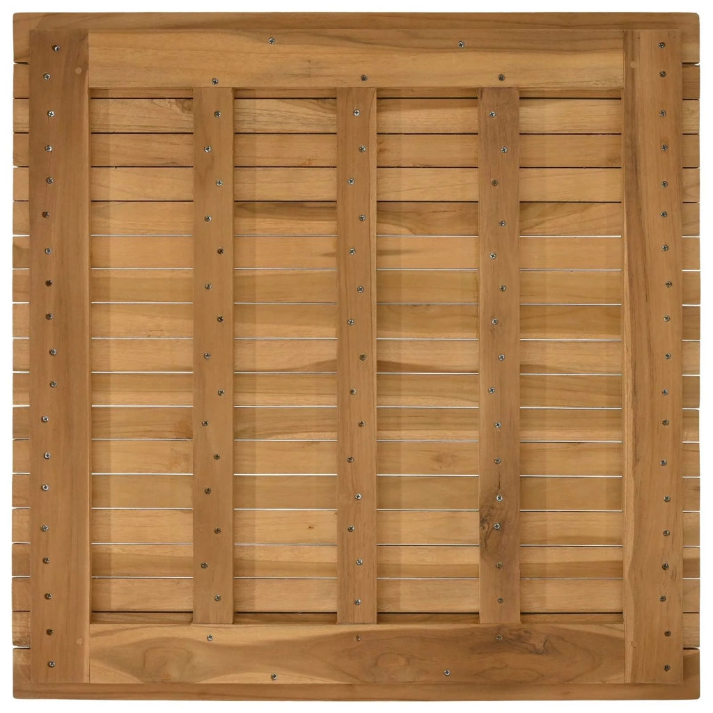 Piano del tavolo 70 x 70 x 3,5 cm Quadrato Legno di teak solido 42033146