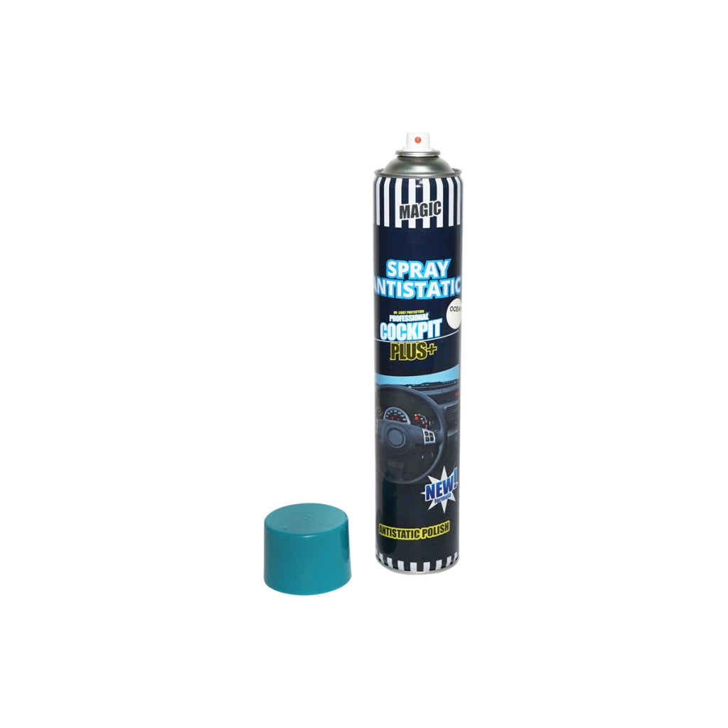 Spray al silicone per cruscotto antistatico ocean 750ml
