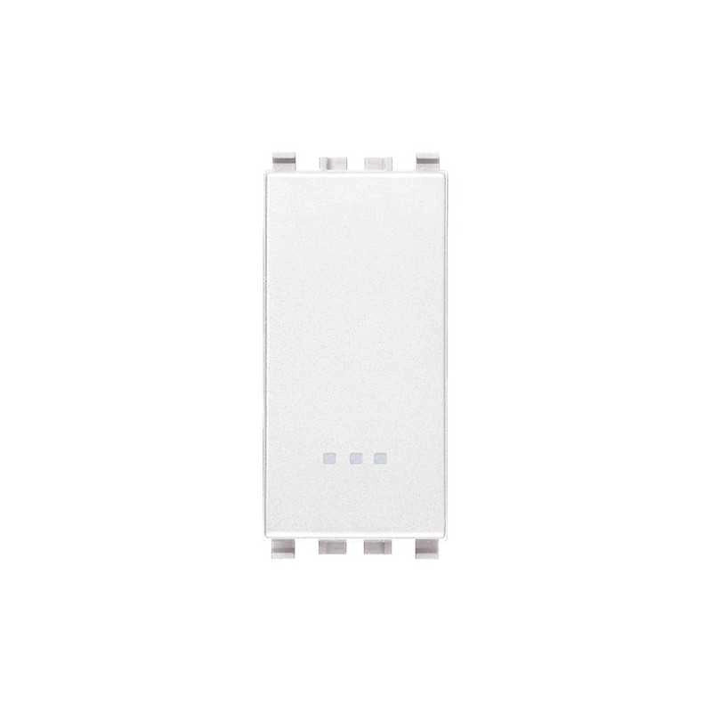 20013.B Invertitore 1P 16Ax Bianco Eikon