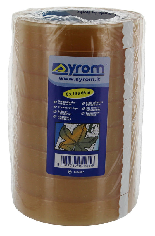 nastro trasparente ppl 19x66 cod:ferx.13319