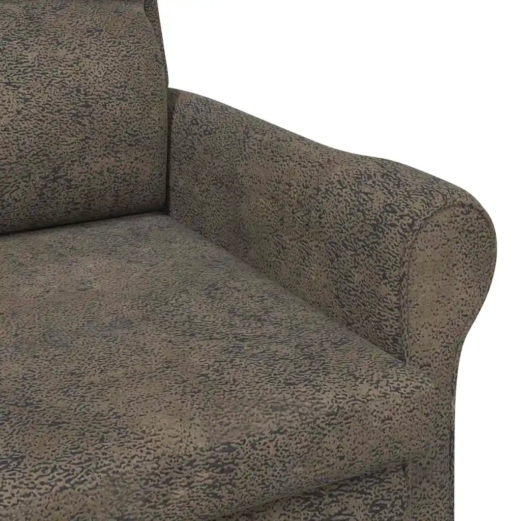 Poltrona-Divano Sedia-Poltroncina Grigio scuro Pelle Sintetica