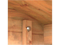 Casetta di legno Rita in abete impregnato cm296x296xH235 Losa