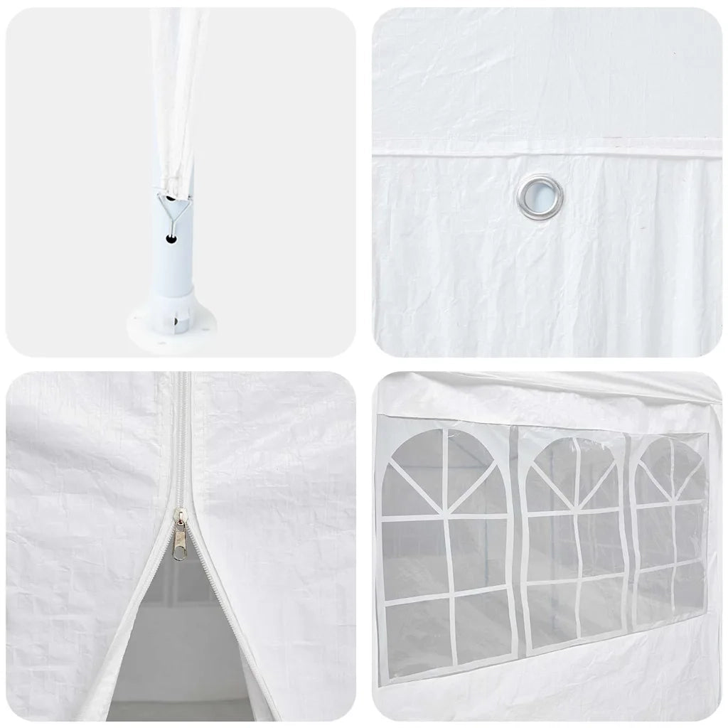 Tenda Party Bianco 600 x 400 x 266 cm Polietilene 42003433