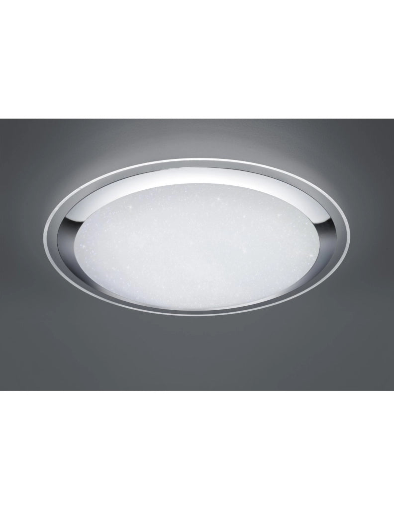 Grande Plafoniera Led Dimmer Miko Glitter Ø85 cm Trio Lighting