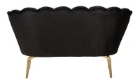 Divano Vienna Plus Nero cm 136X76X78