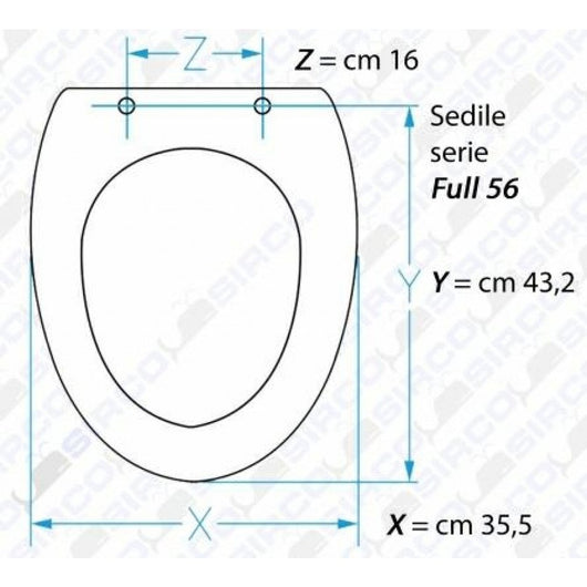 Coprivaso full 56 bianco europeo b07wdphp1h