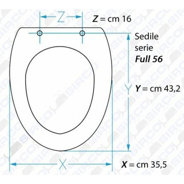 Coprivaso full 56 bianco europeo b07wdphp1h