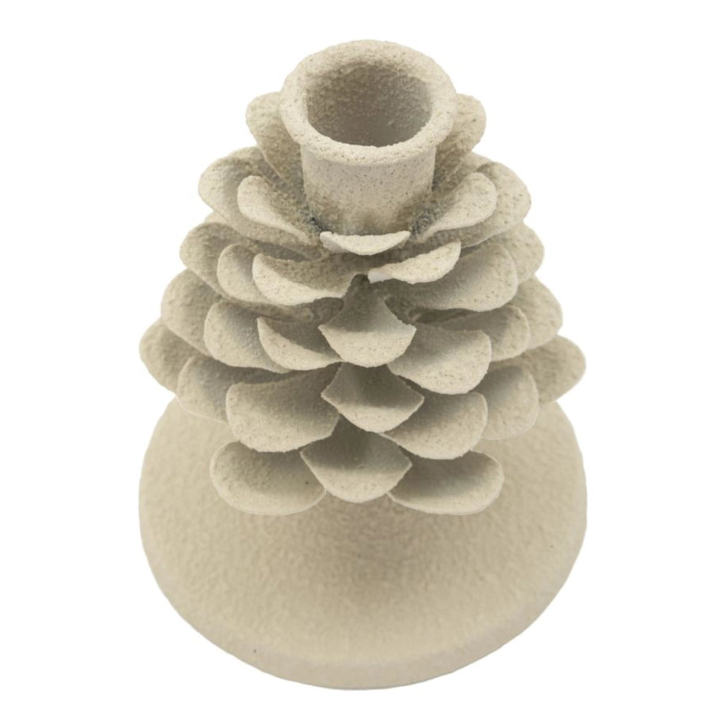 Portacandela VKH748, Beige, Metallo, 9,5x9,5x11,5 cm