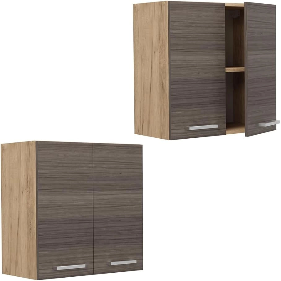 Pensile da cucina R-Line, Grigio nobile, 60 cm
