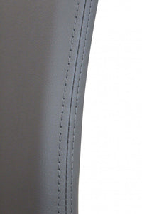 Sedia Cammie 41x50x91 h cm in Similpelle Grigio scuro