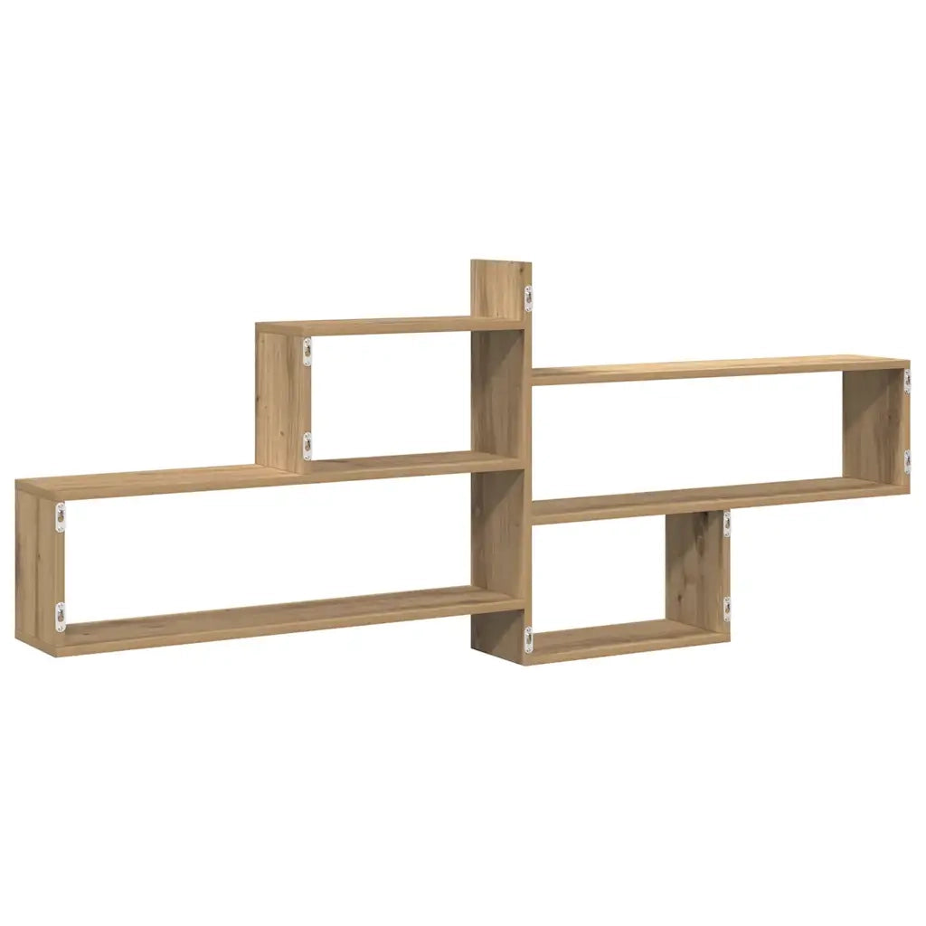 Mensola a Parete Rovere Artigianale 167,5x18x68 cm Truciolato 853325