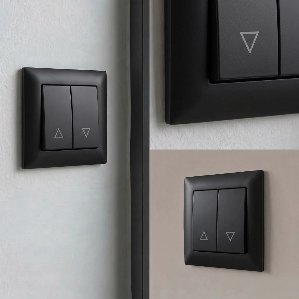 Interruttore Per Veneziane Oste Jnh009-w Black