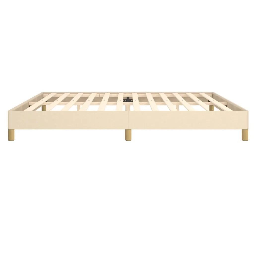 Giroletto senza Materasso Crema 200x200 cm in Tessuto 346847