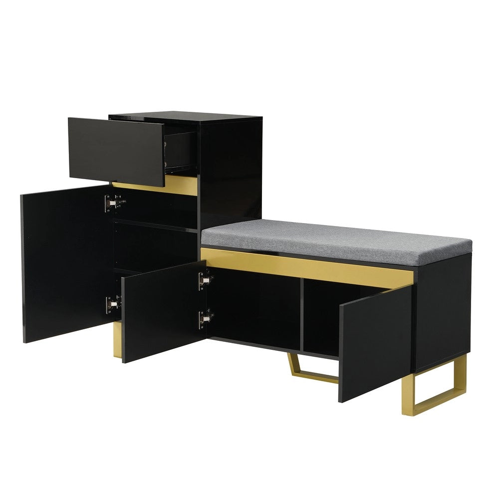 Scarpiera con Cassetti e Ante per Ingresso ¨C MINIMAL ¨C Legno, Multiripiano