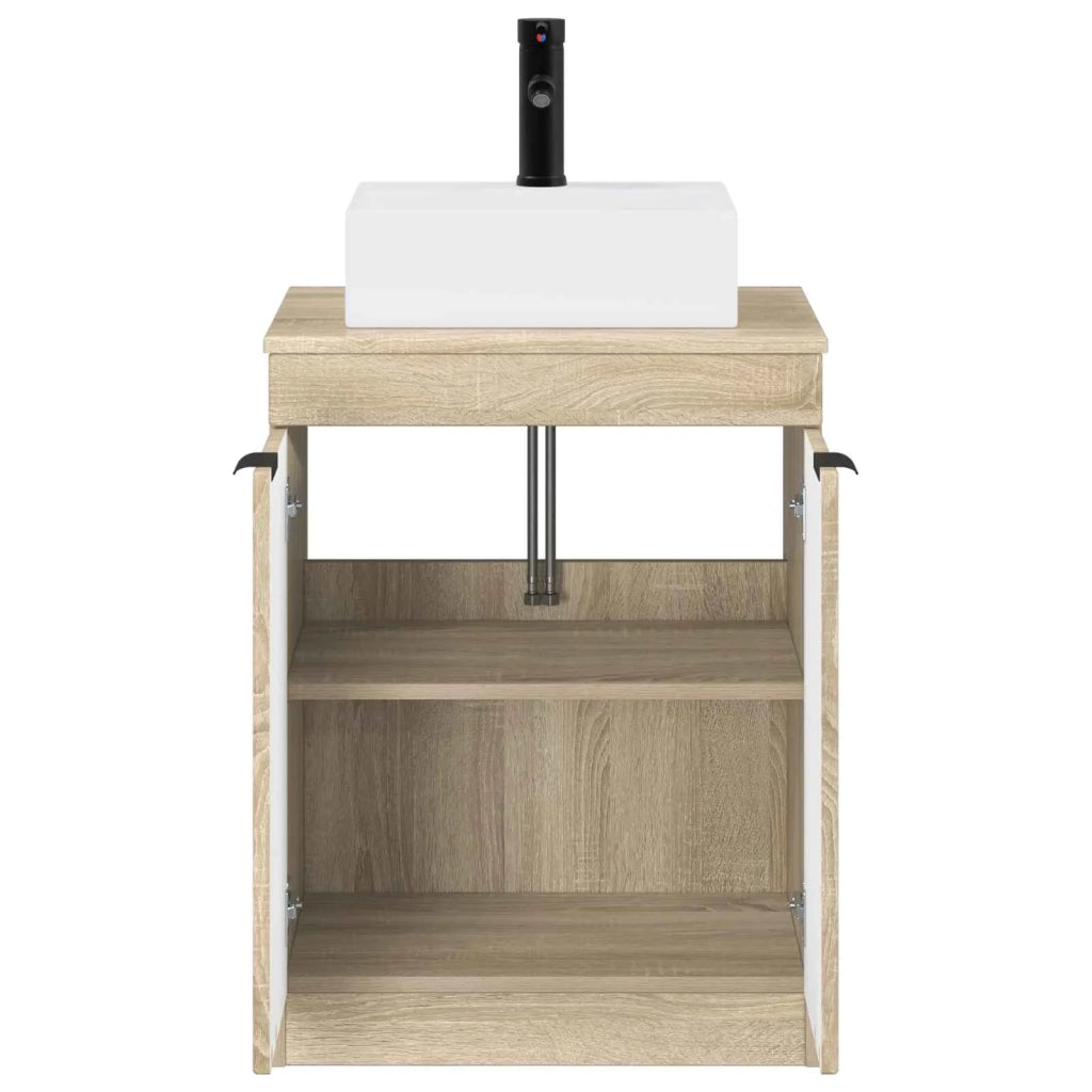 Set di mobili per il bagno Rovere Sonoma Legno ingegnerizzato 3404242