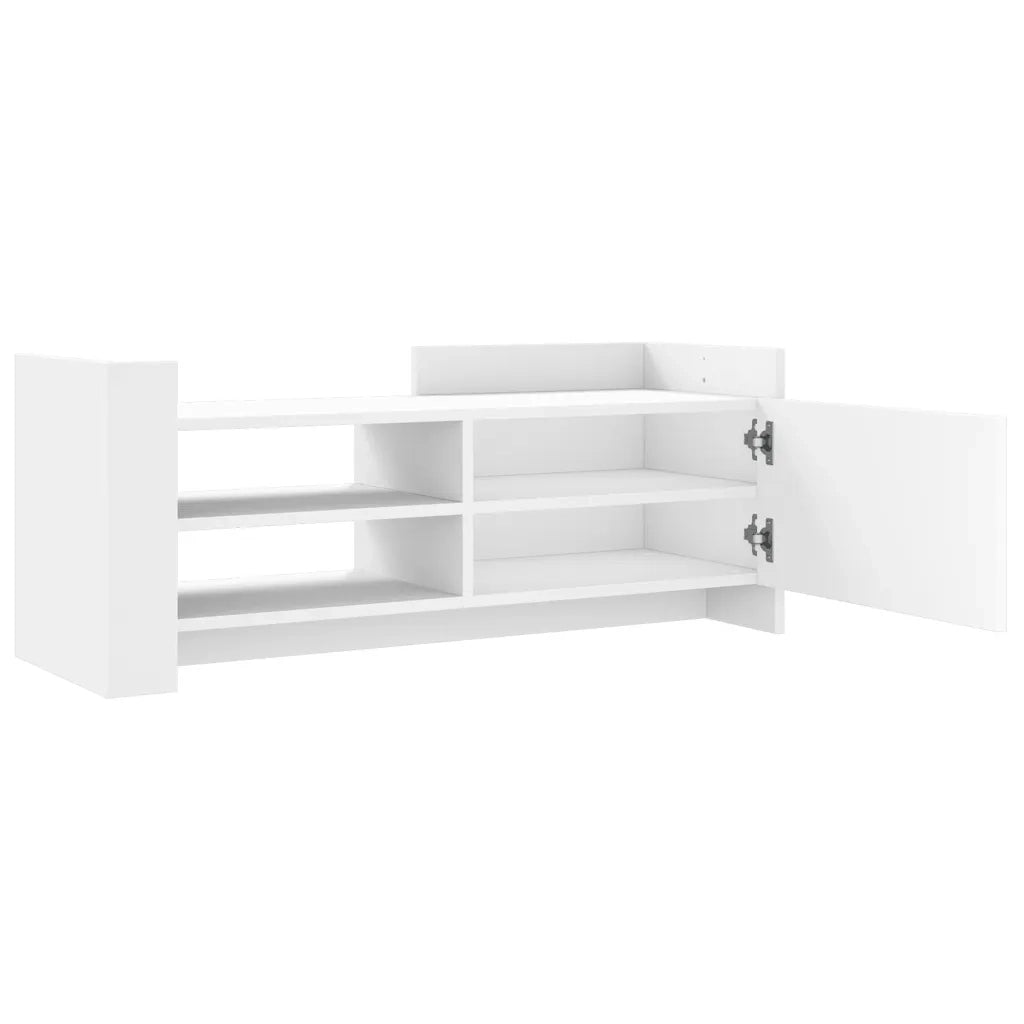 vidaXL Mobile Porta TV Bianco 100x35x40 cm in Legno Multistrato