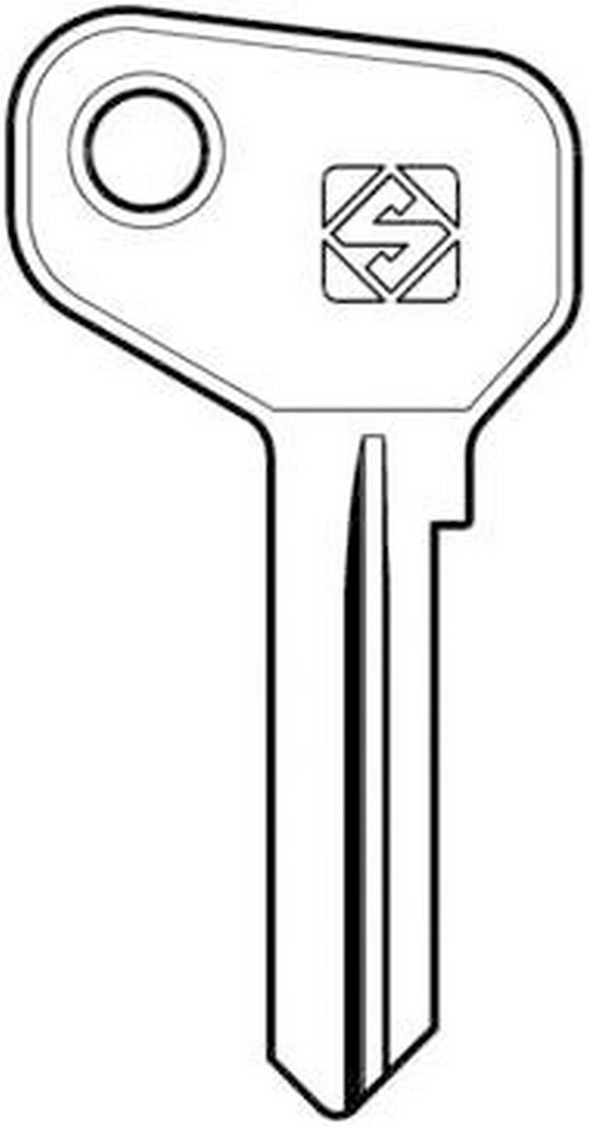 chiavi silca art. af7a gr.9 cod:ferx.13380