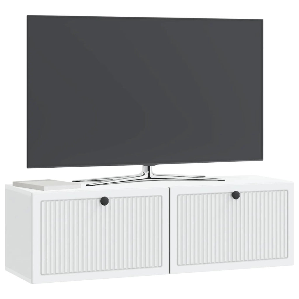 Mobile Porta TV da Muro Bianco 98 x 31 x 30 cm 898045