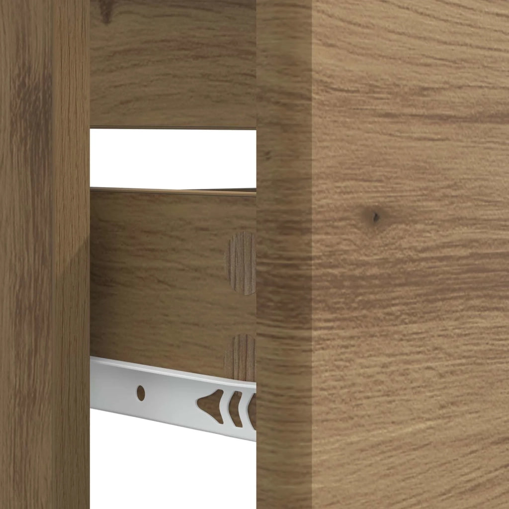 Armadio per Lavabo da Bagno BREDA Rovere Artigianale 897464