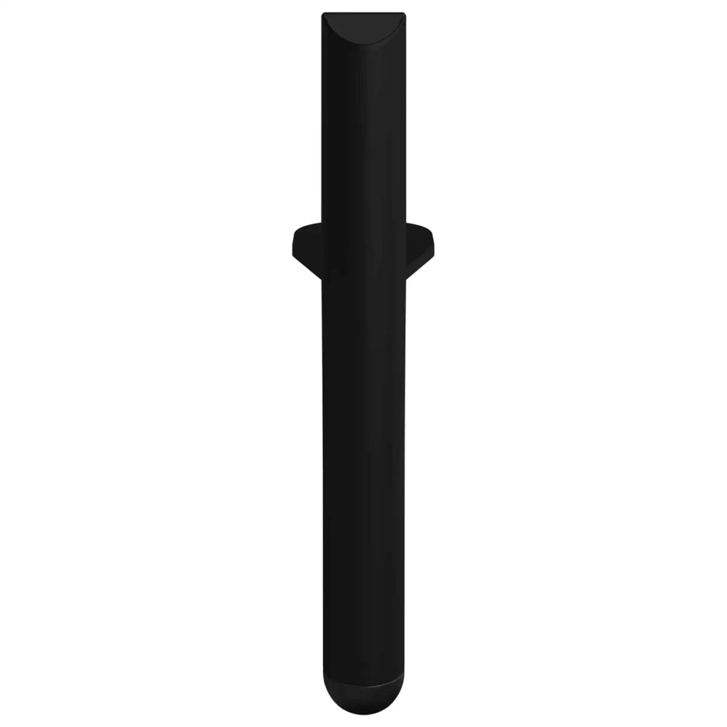 Piedini per mobili 12 pcs Nero 66 x 36 x 160 mm Ferro