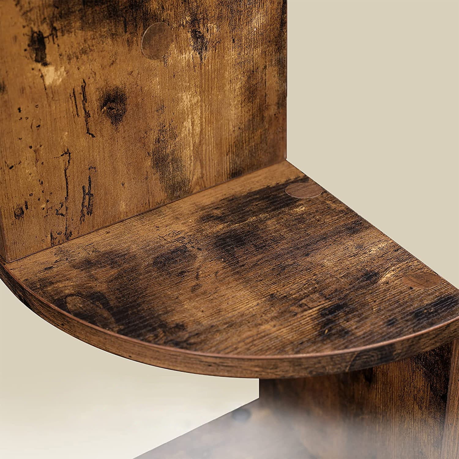 Mensola angolare rustica VALORA per soggiorno, camera da letto, ufficio domestico - LBC72BX