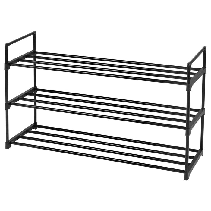 Scarpiera Valora LSA303B02 in acciaio nero per corridoio