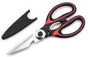 Coltello da cucina multifunzionale in acciaio inossidabile di alta qualità - Coltello da cibo ultrasharp - Apripomodoro - Flessapapera - Manico antiscivolo - Cucchiaino da cucina