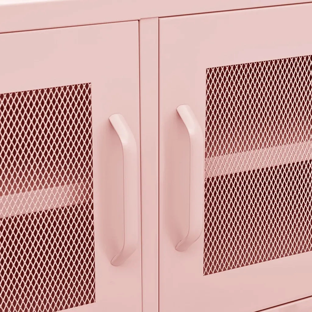 Mobile TV | Armadietto TV | Mobile Porta TV Rosa 105x35x50 cm in Acciaio