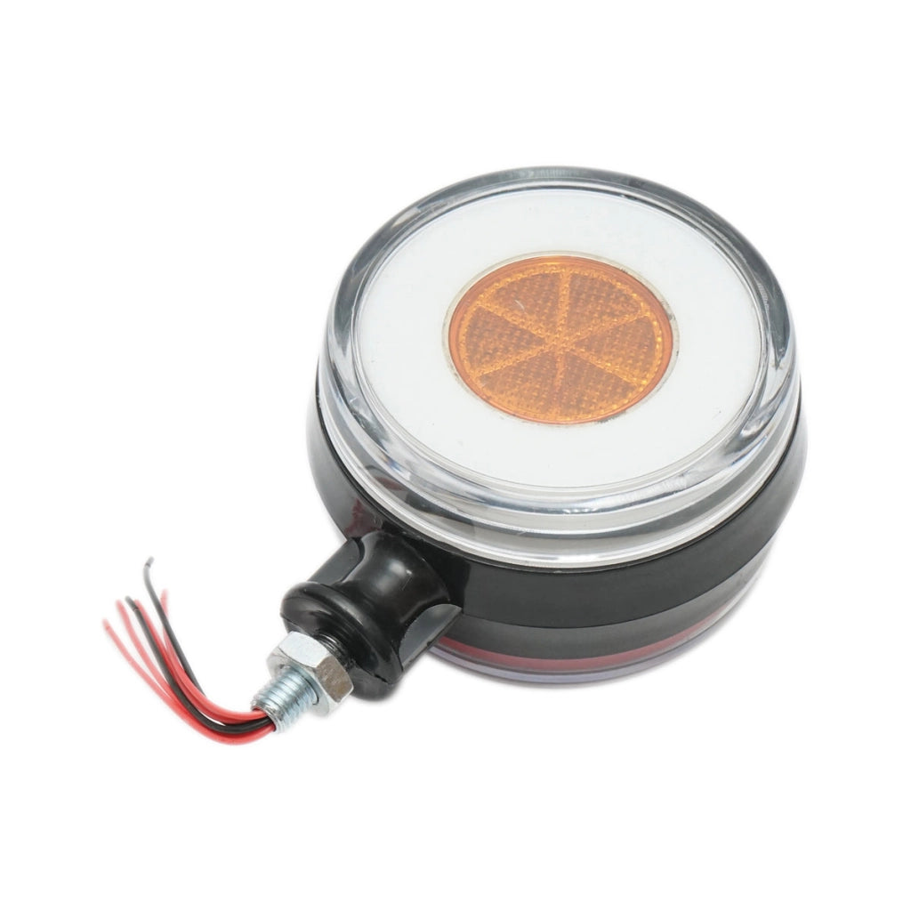 Lampada laterale  con LED, 12-24V, rosso-bianco, Breckner Germany, modello FR0332RW.