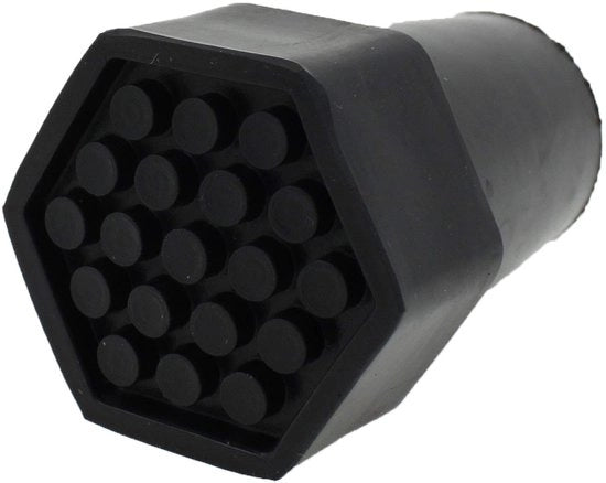 Set di Gomme di Protezione da 4 - Gomme Zesconiche Pesanti - Diametro 22mm - Grip Antiscivolo - Rinforzate con Anello Metallico - Sicure e Stabili - Cappuccio di Protezione