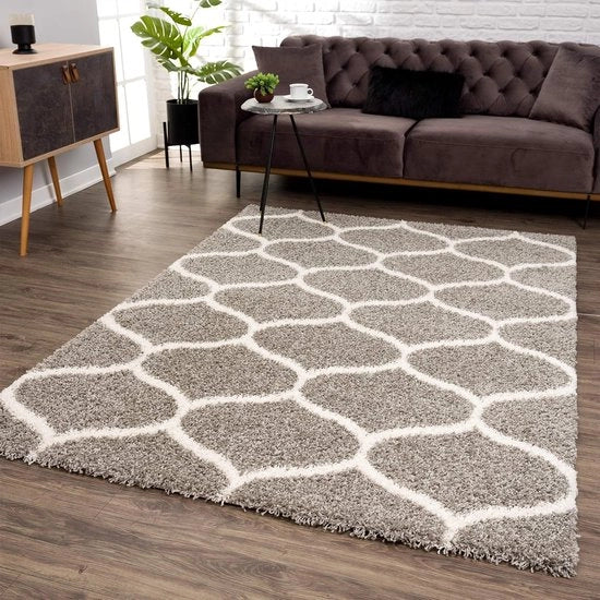Tappeto super morbido e soffice antiscivolo - Disegno confortevole \ Tappeto per salotto, 80x150 cm
