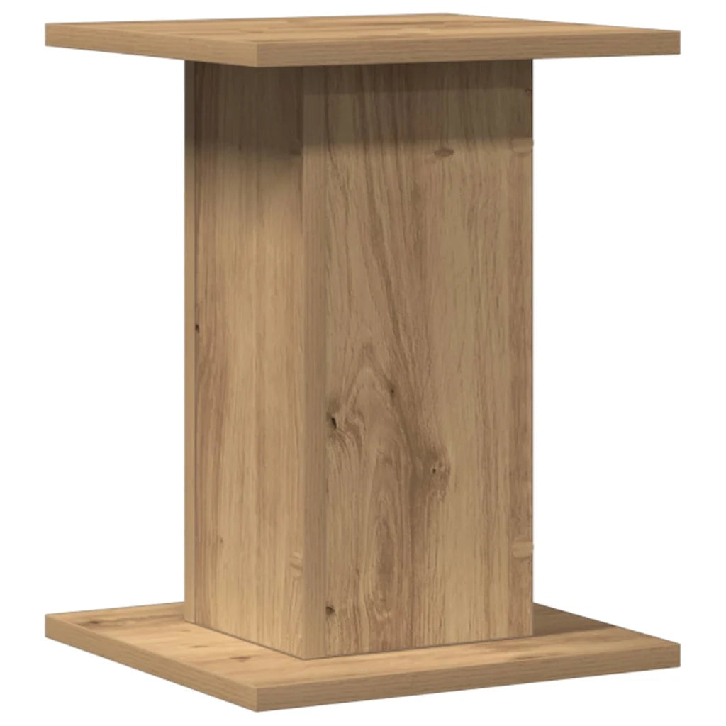 Supporti Altoparlanti 2 pz Rovere 30x30x40 cm in Multistrato 852653