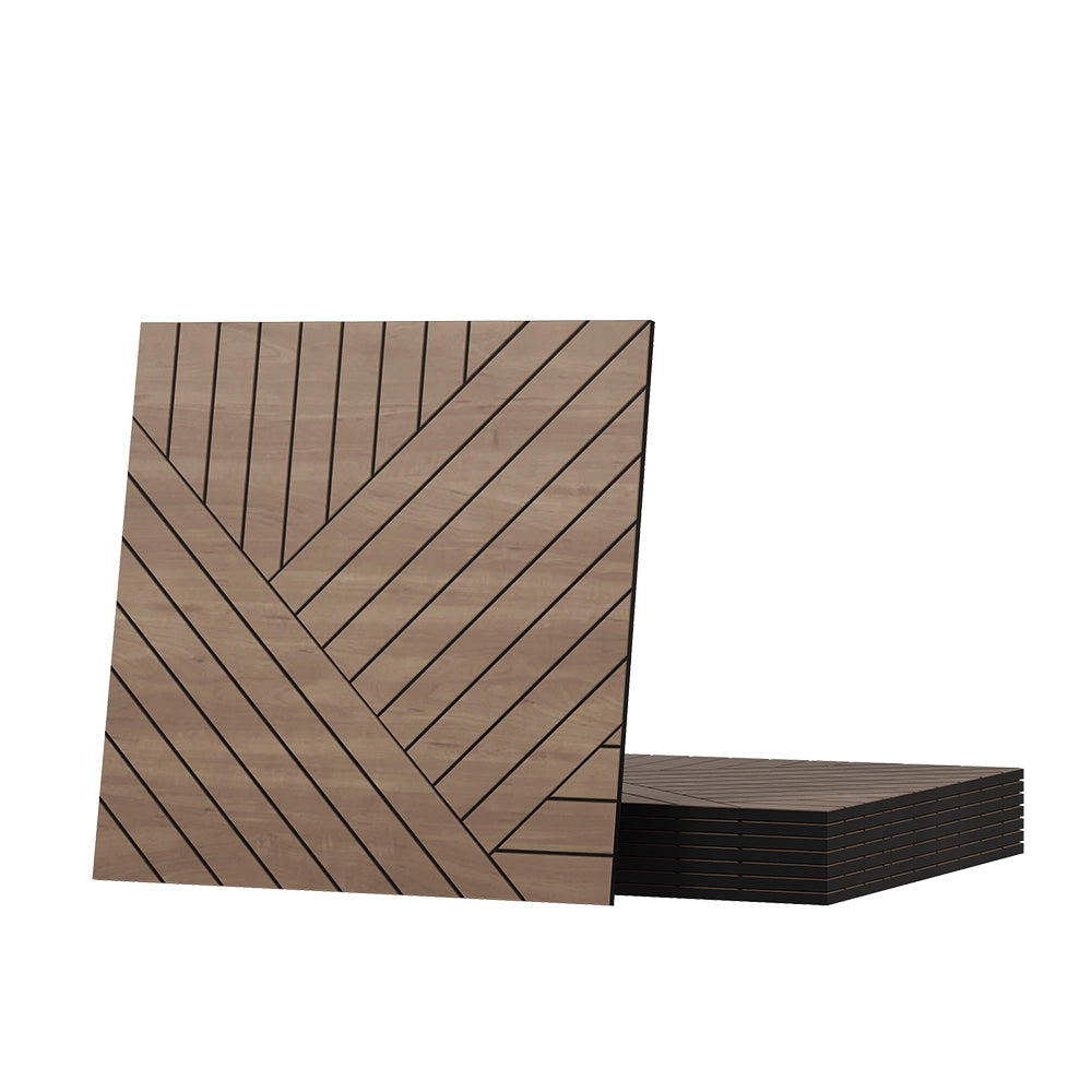 Vicco Pannello a parete Rovere 8 pezzi, destra