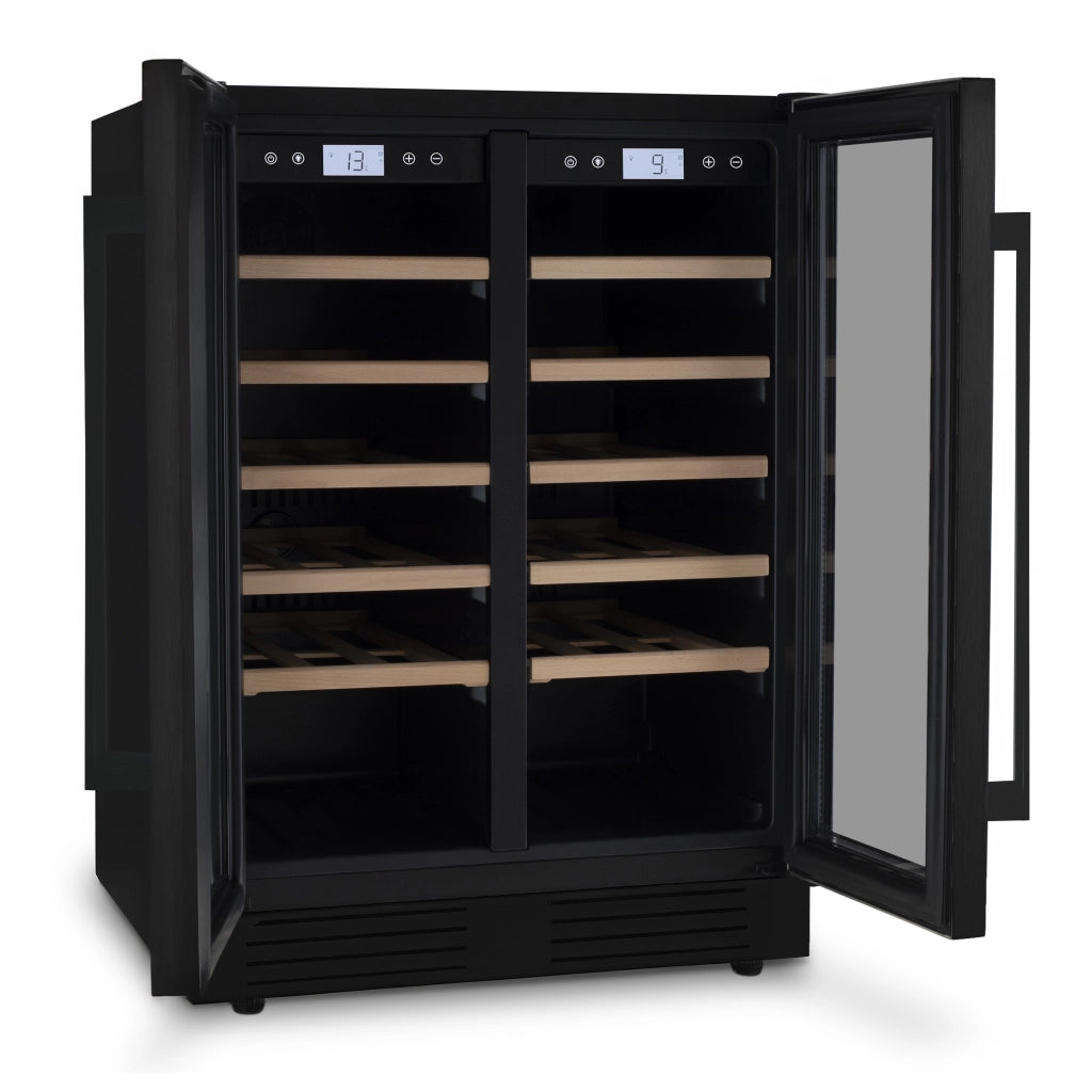 Cantinetta Vino CAVCEDB42 42 Bottiglie Dual Zone da incasso Nera