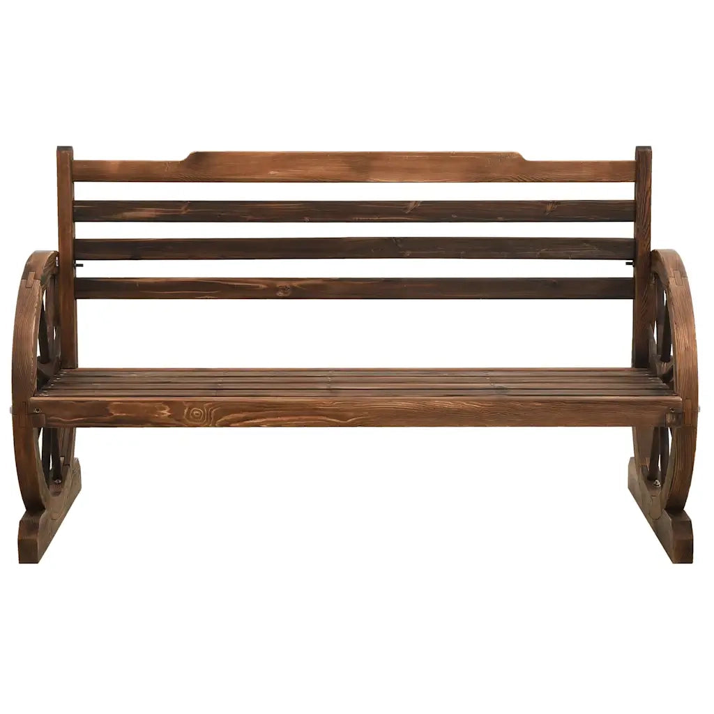 Panchina da Giardino | Panca da Giardino 112 cm in Legno Massello di Abete