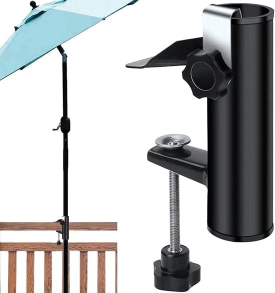 Supporto parasole per balcone, sostegno ombrellone, sedile balcone, supporto ombrellone per terrazza, supporto parasole, balcone per eventi all'aperto, tenda per campeggio