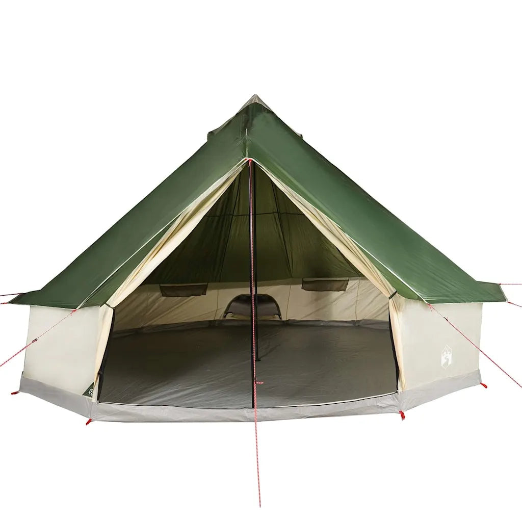 Tenda Familiare Tipi per 10 Persone-Tenda da campeggio Verde Impermeabile