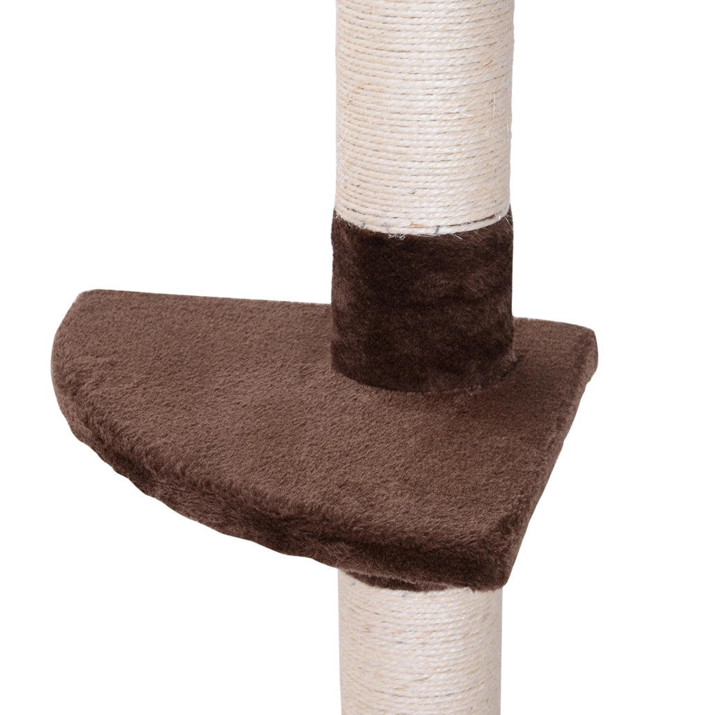 ALBERO RASCHIA-GATTI Regolabile 230-260 cm Marrone 40 x 34 cm