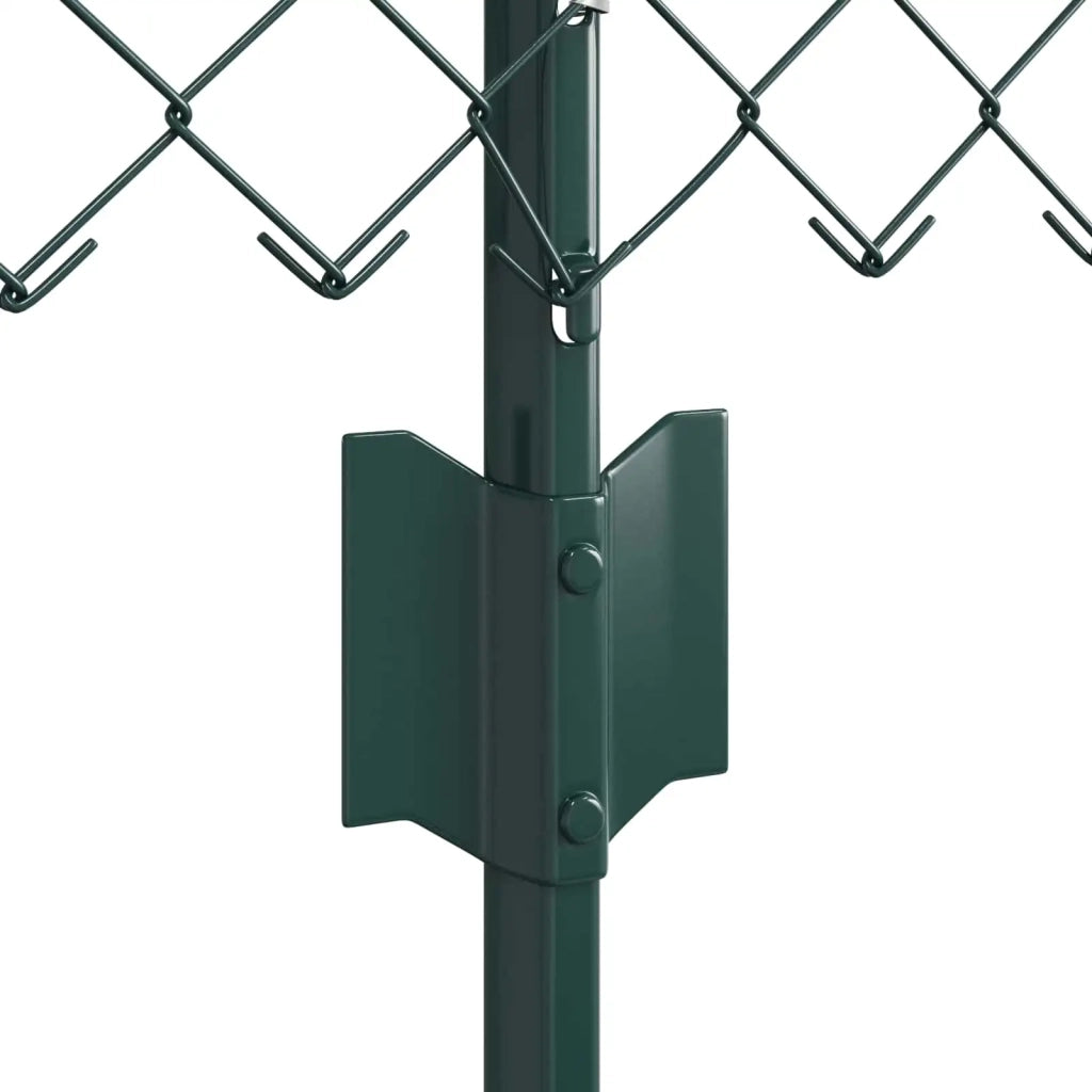 Recinzione a maglie con palo 25 x 0,6 m Verde Rete 3336246