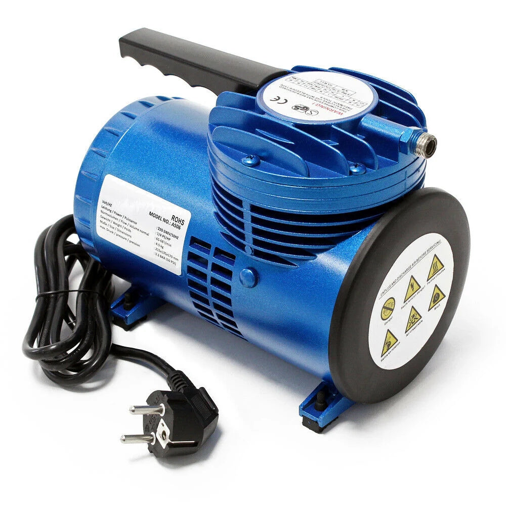 Mini compressore portatile per aerografo soluzione ottimale per l'uso in mobilità. Compressore portatile a membrana per aerografo 16_0001734