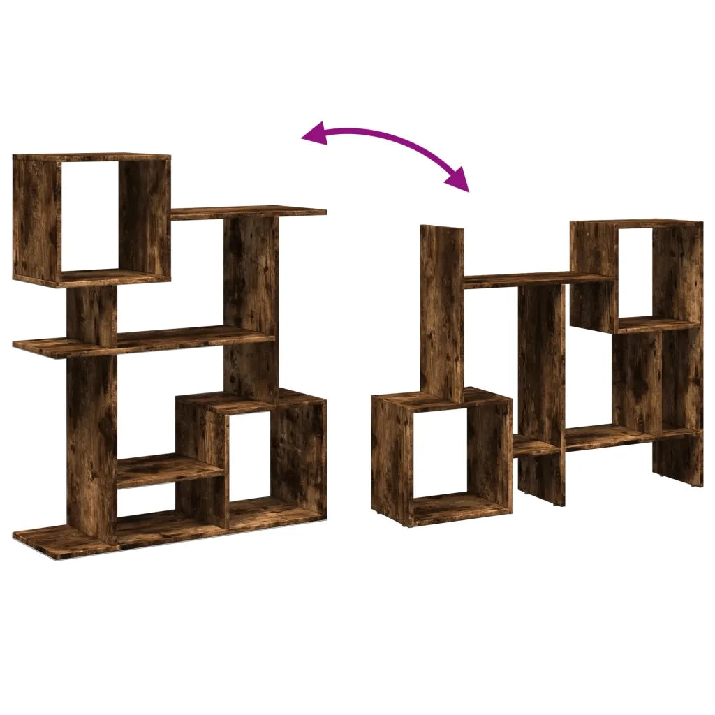 Libreria Divisorio Rovere Fumo 92x29x112 cm in Truciolato 858124