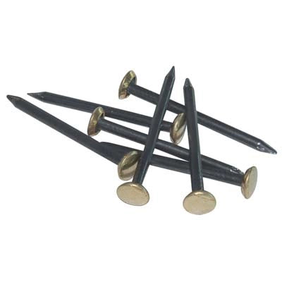 CHIODO TESTA OTTONE - ACCIAIO CF=PZ 100 MM 25- 5 confezioni